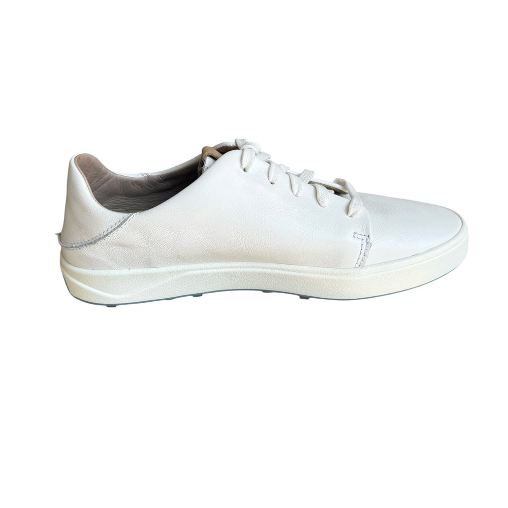 🆕 OluKai Wailea Waterproof White Leather Sneakers Golf Shoes Women’s - Picture 10 of 14
